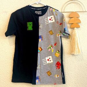 NWOT youth boys Minecraft shirt size large.